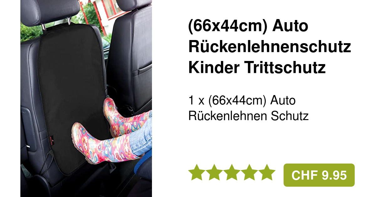 Auto Rücksitz Schutz - Wasserdichter Rückenlehnenschutz Für Kindersitze 45x60cm