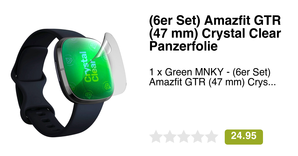 4 Pezzi Savvies Full-Screen Pellicola Protettiva Per Huami Amazfit Gts 4 5946629