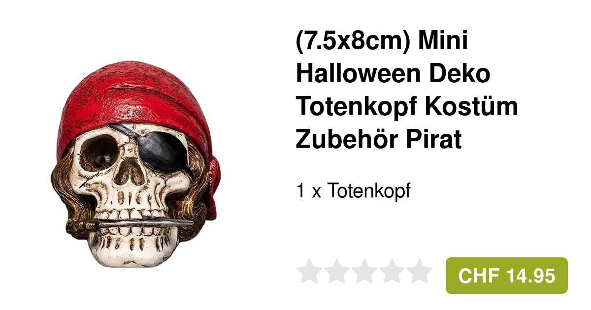 Gruselige Halloween-Schädel Deko - Ca. 10 Cm Große Kunststoff-Schädel Mit Stoffaccessoires Für Party-Dekoration