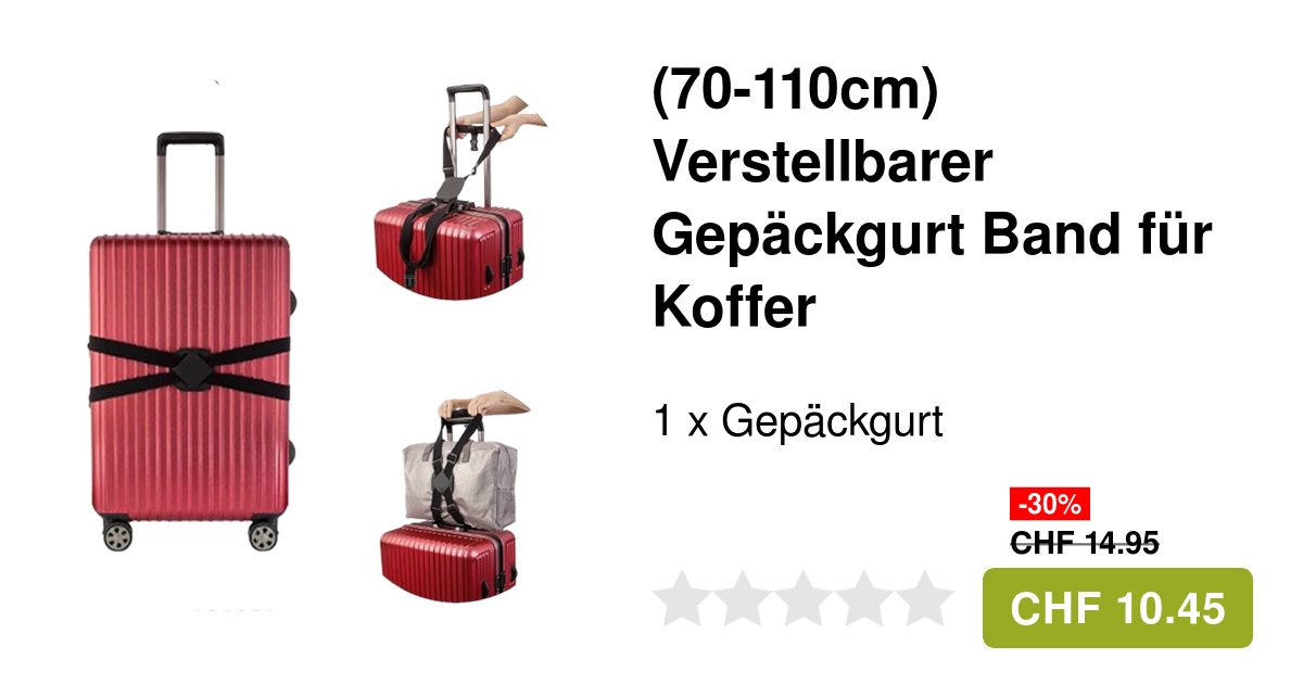 Vlecexs 8 Stück Koffergurt Set - Rutschfeste Bänder Zur Identifikation, Verstellbar, Für Reisetasche