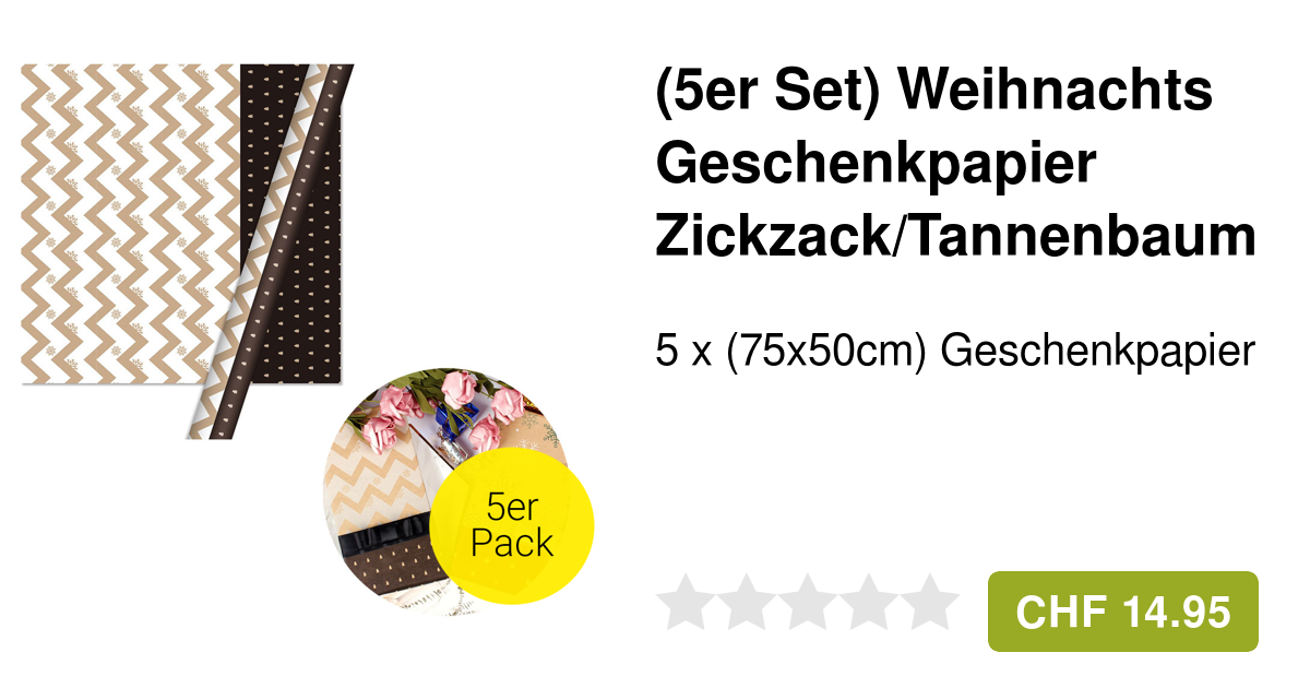 Weihnachts-Seidenpapier Mit Stechpalmen-Muster - 100 Blatt Für Geschenke & Deko