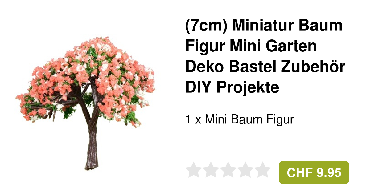 Miniatur Bäume 10 Cm - Realistische Modellbäume Für Eisenbahn Und Dioramen