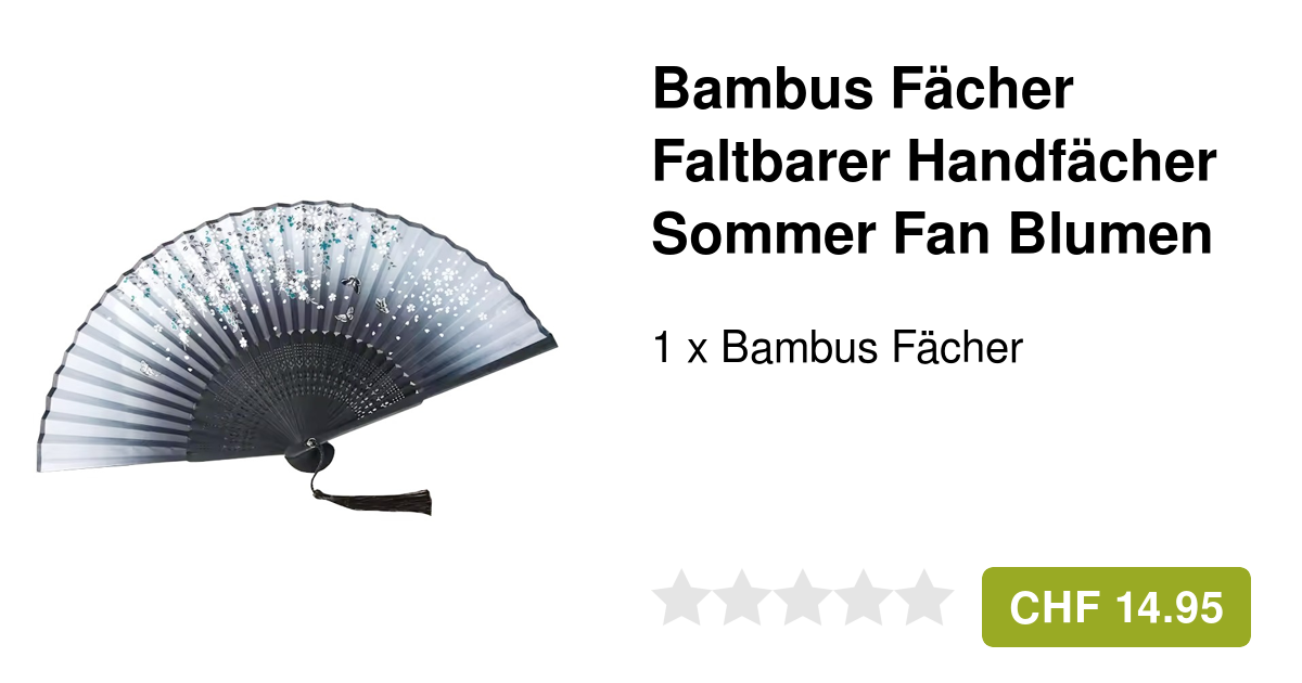 Handgewebter Bambus Fächer - Traditioneller Strohfächer Für Sommer & Deko