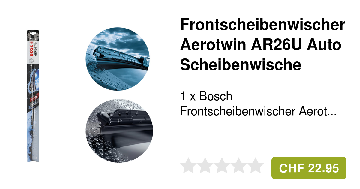 Bosch Automotive Auto Scheibenwischer Aerotwin AR26U