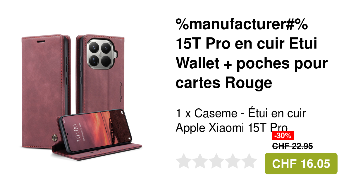 Fitudoos Etui Coque Pour Xiaomi 15T Pro, [Housse En Cuir PU
