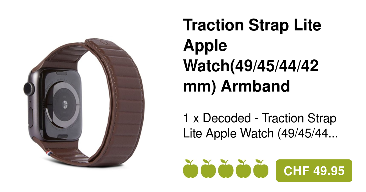 Strap 49/45/44/42) Traction Apple Watch Decoded Armband