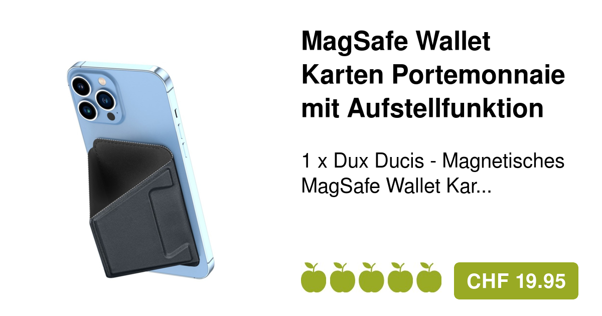 MagSafe Wallet Blauw- Porte-cartes - Porte-cartes - Pour Apple Iphone 12 Pro Mini 2 Cartes