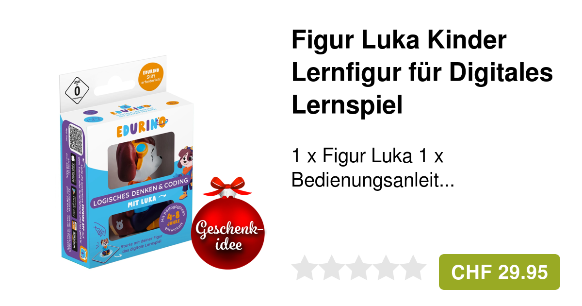 Edurino Figur Luka Kinder Lernfigur für Lernspiel