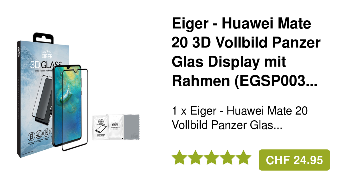 Huawei Mate 20 Pro Schutzfolie Ab Werk www.apfelkiste.ch
