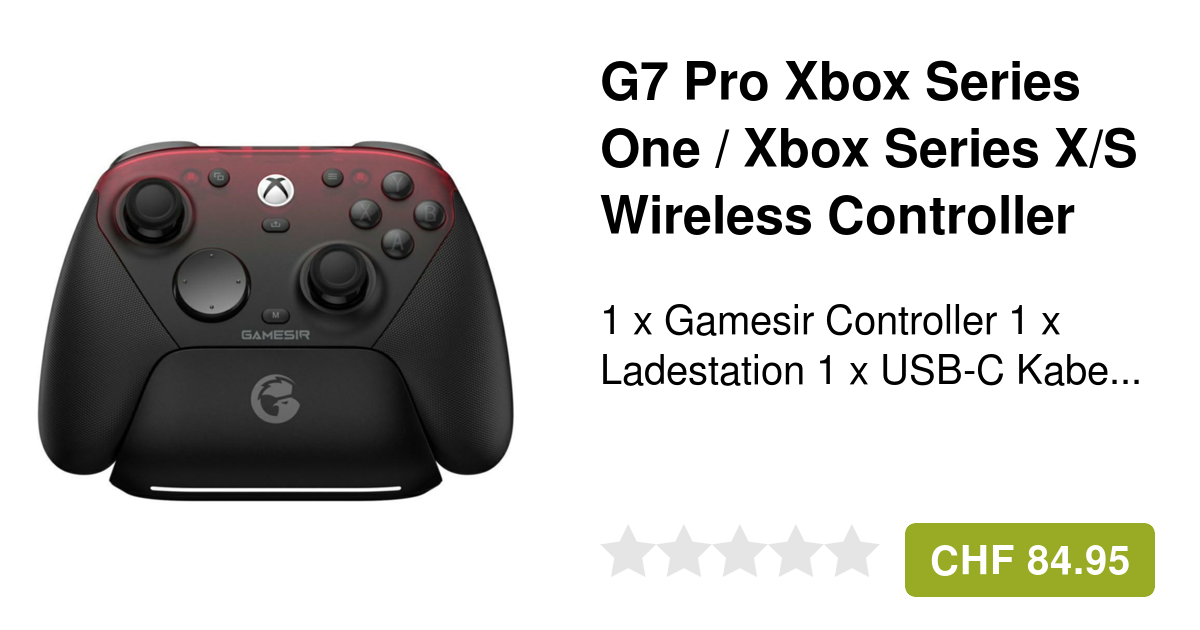 Gamesir - G7 Pro Xbox Wireless Controller - Schwarz