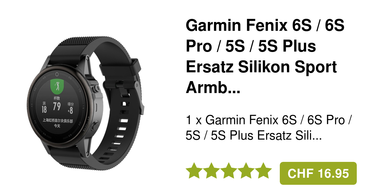 Fenix 6s vs 5s plus cheap