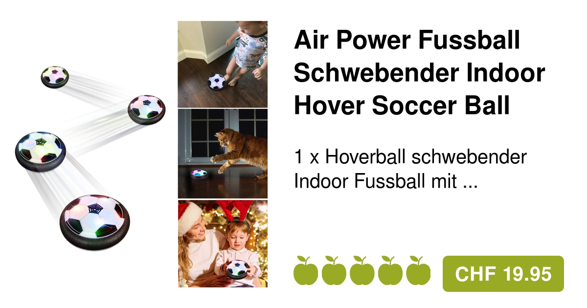 LED Hover Indoor Fußball Floating Air Ball Kinder Spielzeug Beleuchtung  Licht
