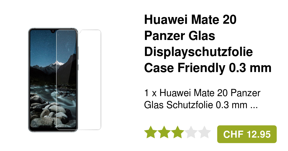 Huawei Mate 20 Pro Schutzfolie Ab Werk www.apfelkiste.ch