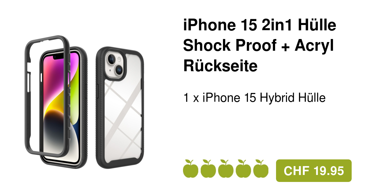 Coque 2en1 Antichoc MagSafe Pour IPhone 11 à 17 Pro Max - Double Couche PC+TPU - Robuste