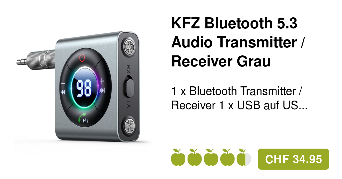 MP3 Bluetooth Audio Transmitter/Receiver 3.5 Klinke