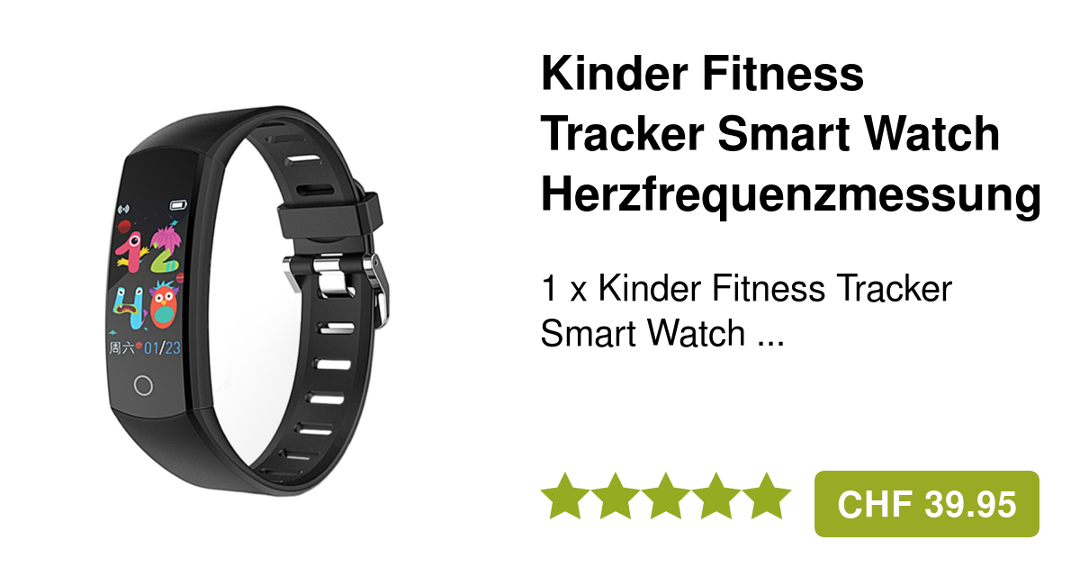 Stay Fit Activity Tracker Mit Herzfrequenzmessung Kinder Fitness