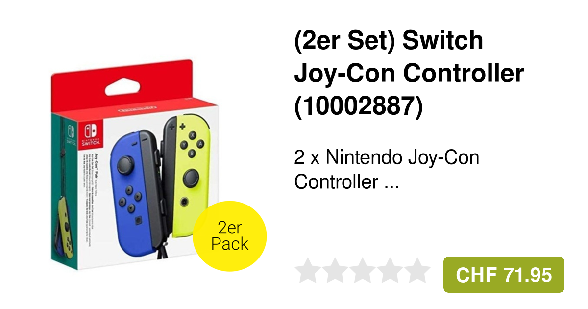 Nintendo Switch NINTENDO SWITCH JOY-CON… Nintendo Joy-Con Set Blue/Red - buy at Digitec