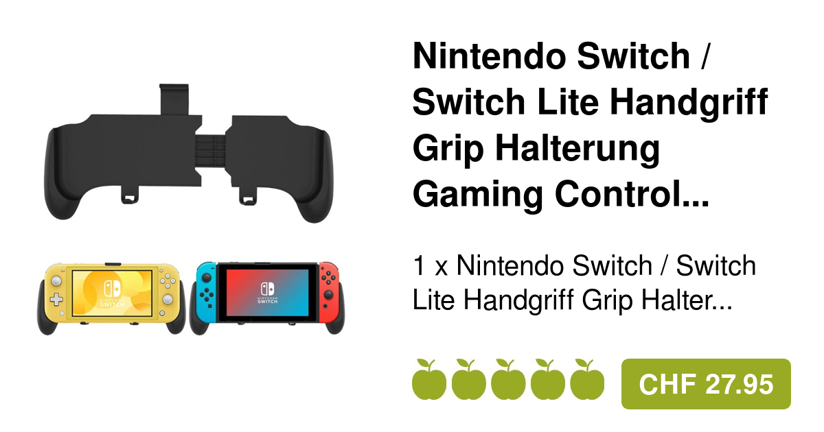 Nintendo Switch/Switch Lite Gaming Controller Schwarz