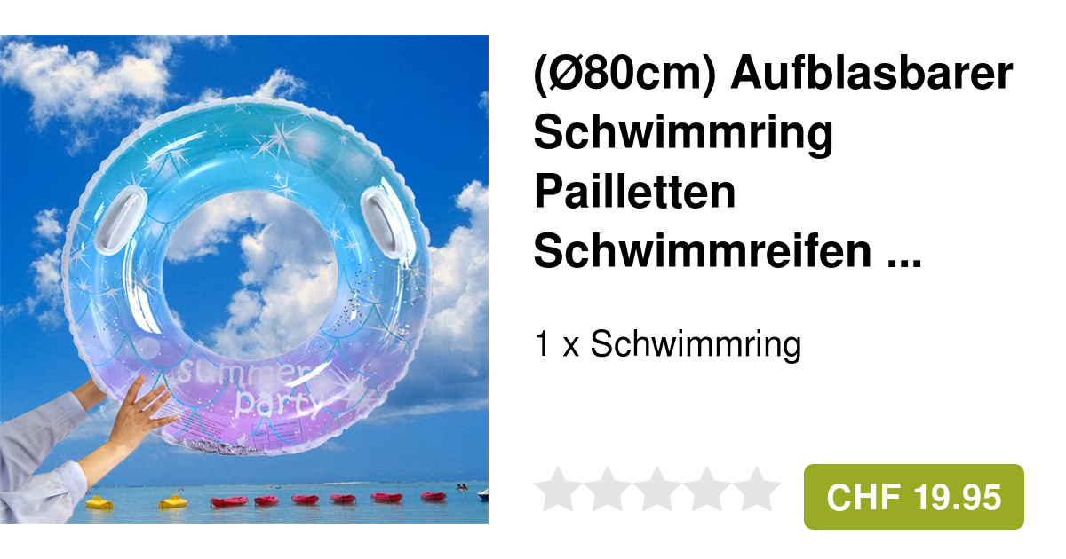 Biene Schwimmring Für Kinder - Aufblasbar & Sicher