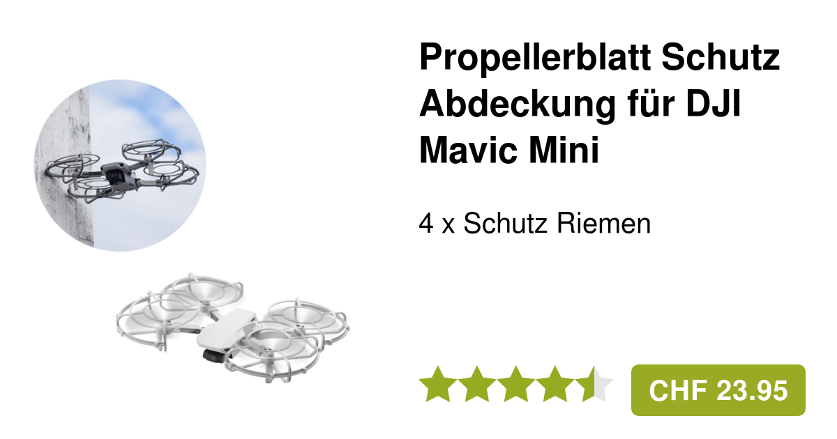 DJI Mavic Mini Propellerhalterung | 1 Paar Silikon Halter | Blau | Für Mini/4k/2 SE/SE/Mini 2