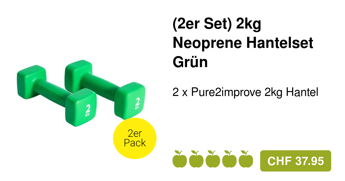 Relaxdays Verstellbare Hanteln 2er Set - Einstellbar 1kg, 1,5kg, 2kg Für Home Fitness