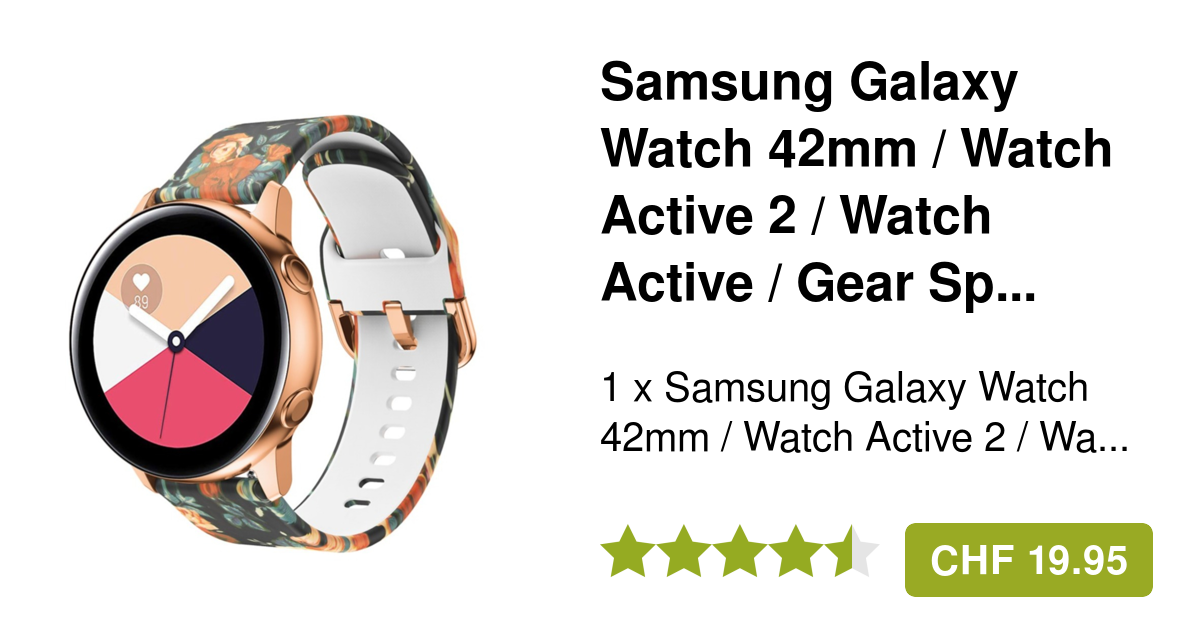 Samsung Galaxy Watch 42 Mm Armband Samsung Galaxy Watch 42 mm Armband Black Roses