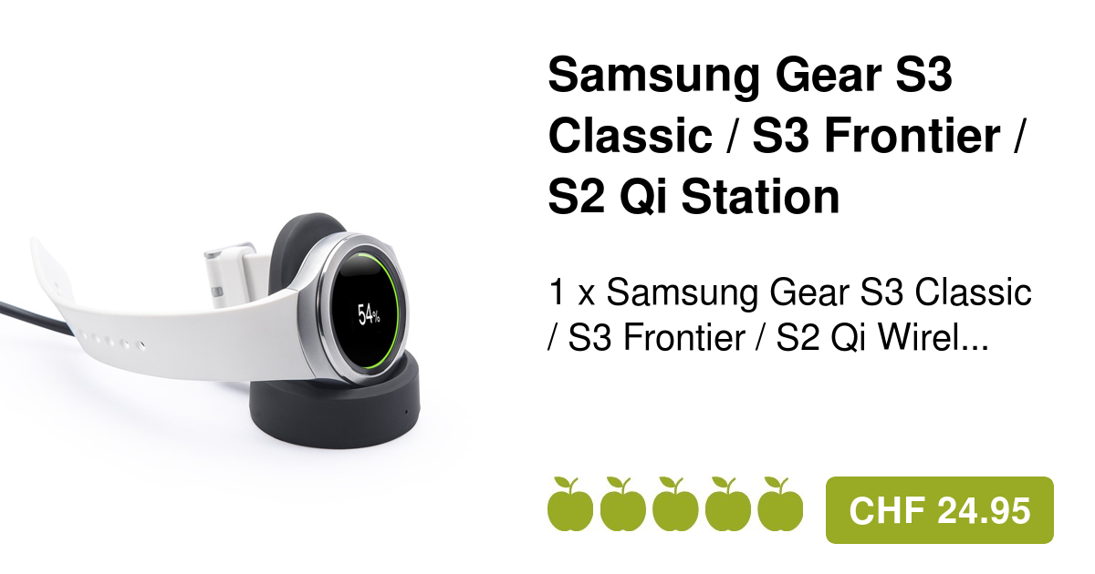 Samsung Gear S3 S2 Qi Lade Dockingstation