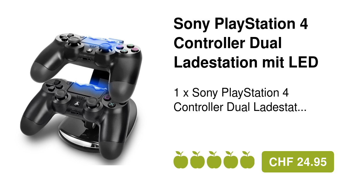 Ewell Overskyet Peru PlayStation PS4 Controller Dual Ladestation Dock