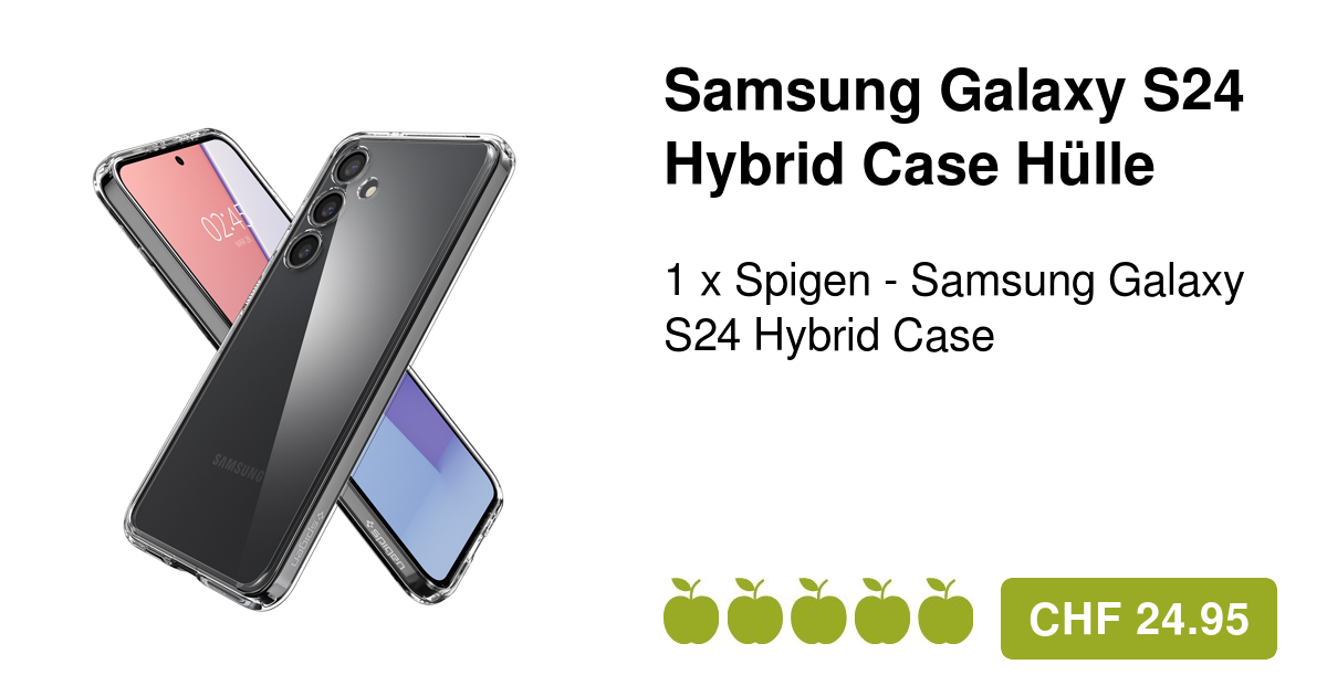 Spigen Samsung Galaxy S24 Hybrid Hülle Transparent