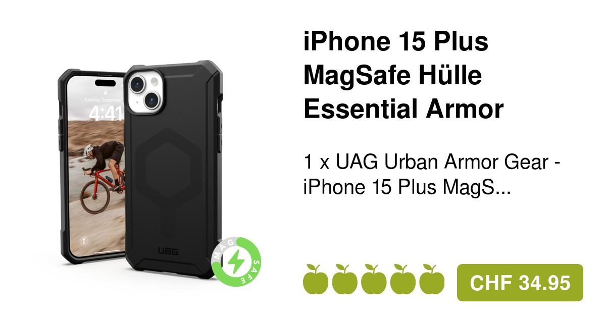 UAG Essential Armor MagSafe case for iPhone 15 Plus