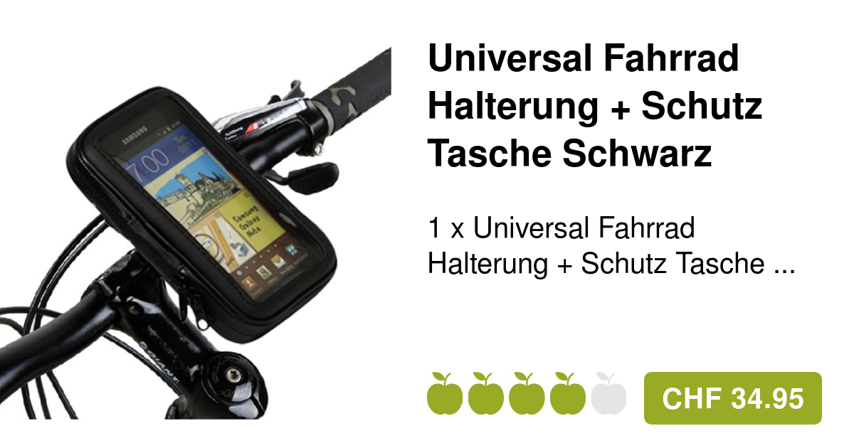 Universal Fahrrad Halterung + wasserfeste Tasche