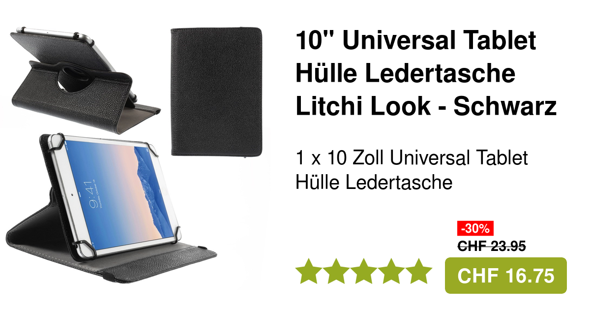 Universal Stoßfeste Schwarze Schutzhülle Mit Integrierter