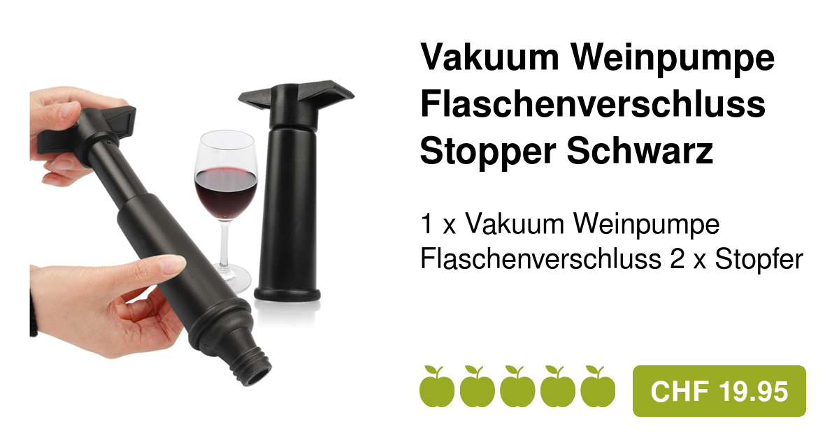 Elektrischer Weinverschluss-Vakuum-Weinsparer