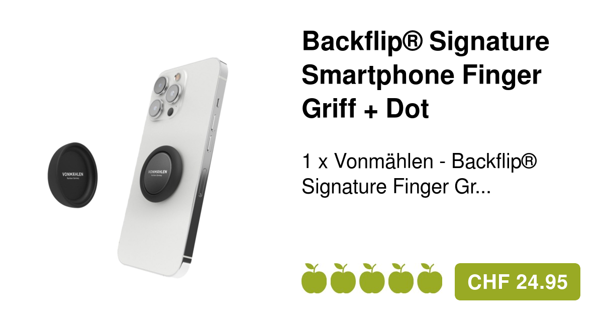 VONMÄHLEN The New Backflip - Handy Fingerhalter - Magnet- und