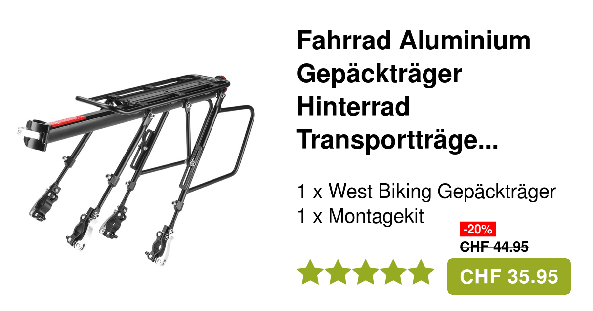 QSTDGVPW Fahrrad Vorderradgepäckträger - Leichtbau Aus Aluminiumlegierung