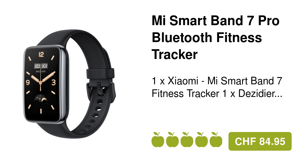 Xiaomi Mi Smart Band 7 Pro Fitness Tracker Schwarz