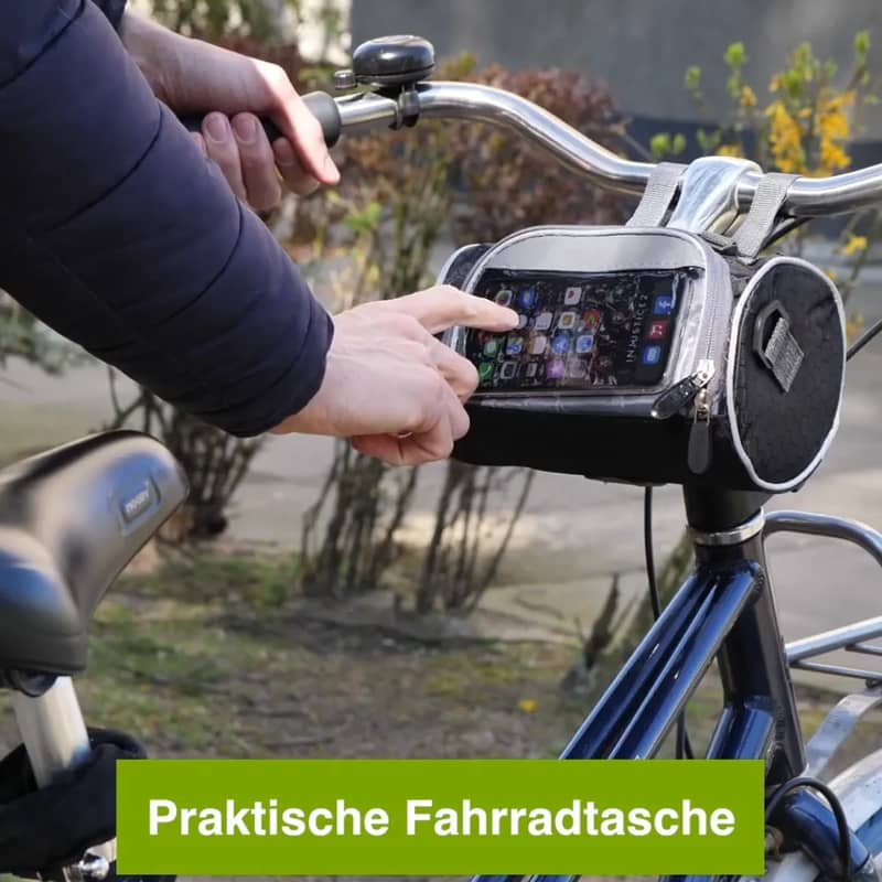 3L) Spritzwasserfeste Fahrrad Velo Tasche Pink