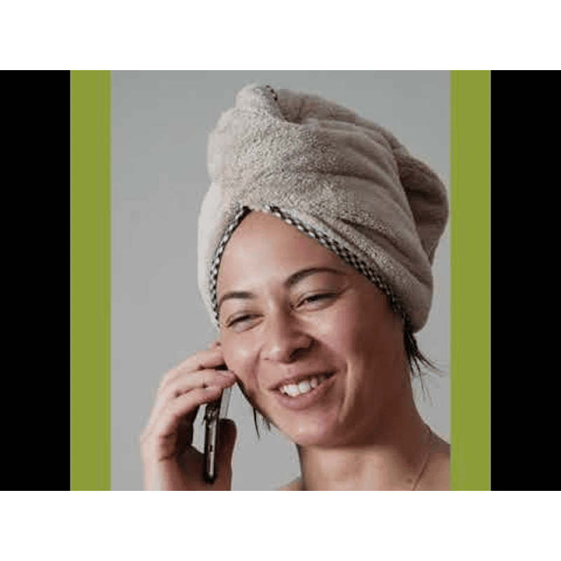 GCOA 3PCS Haartrockentuch Haarturban Handtuch für die Haare,Haar Handtuch Turban Schnelltrocknendes Handtuch für Mädchen Frauen Pink & Beige & Dunkler Kaffee