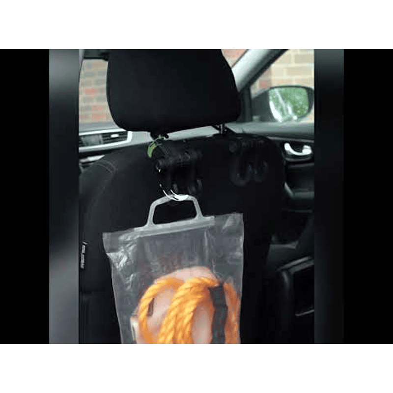 2x Auto Kopfstütze Haken Organizer Taschen Halterung