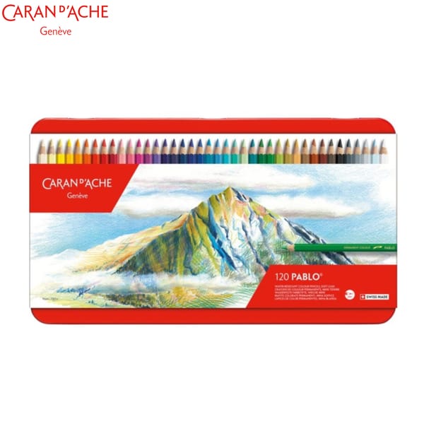 Caran d'Ache (120er Set) Pablo Farbstifte Wasserfest