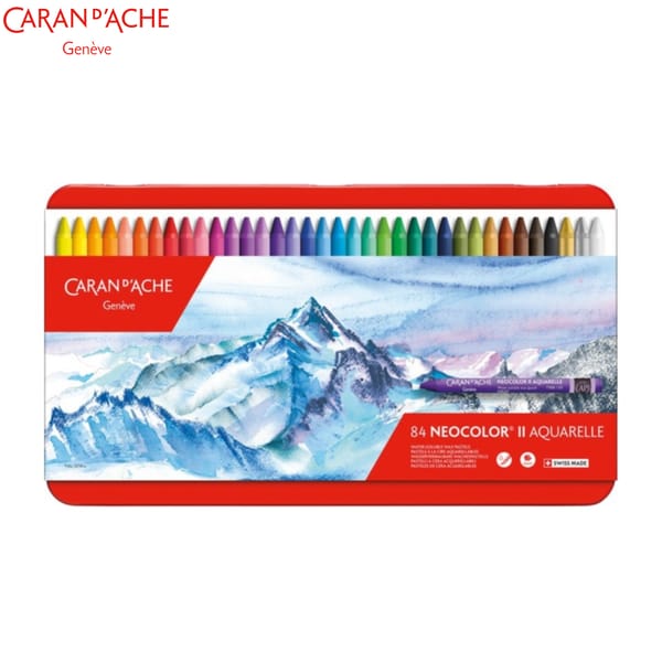 Caran d'Ache (84er Set) Neocolor II Aquarelle Wachsmalstifte