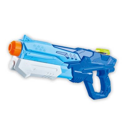 Lot De 6 Pistolets à Eau Extensibles En EVA - 15,5 à 22,5 Cm - Pour Piscine, Plage, Jardin, Fête - Pochoir Coloré Vert Et Bleu