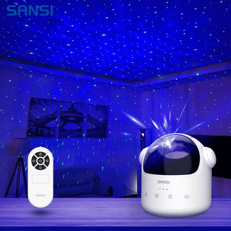 Sansi LED Sternen Projektor 360° Nachtlicht Lampe