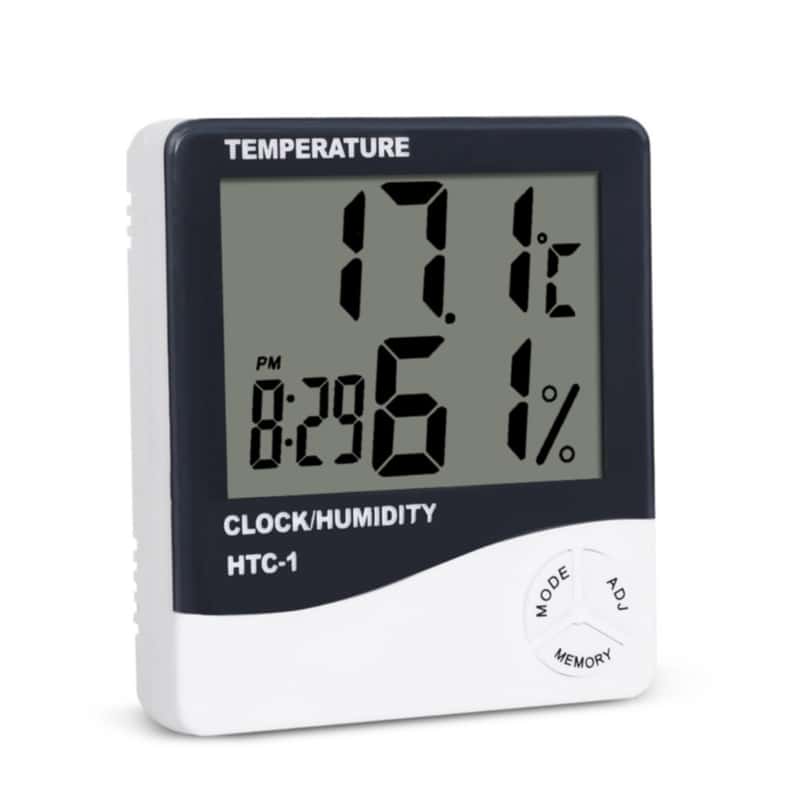 Digital LCD Indoor Uhr mit Thermometer Hygrometer