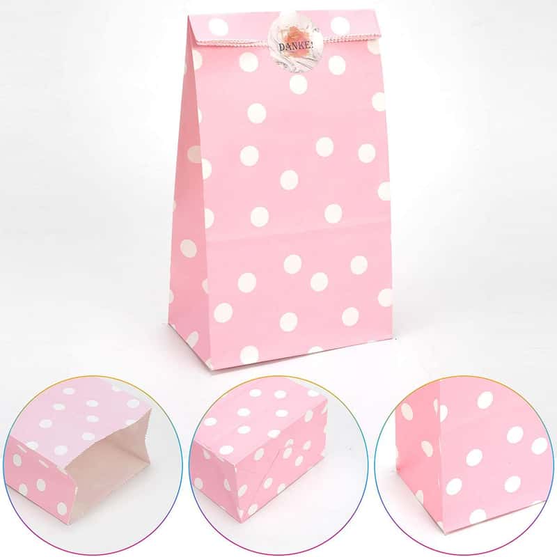 10 Papiertüten rot Punkte Polka Dots Tütchen Geschenktüten Candy Geburtstag 10 Papiertüten rot Punkte Polka Dots Tütchen Geschenktüten Candy Geburtstag