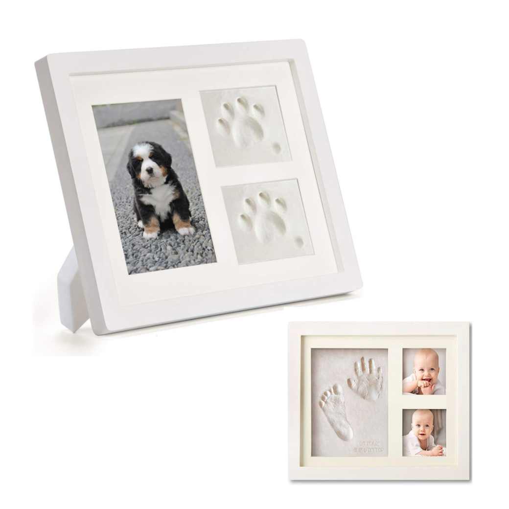 Baby Fußabdruck Set - Hand & Fuß Abdrücke Inkl. Gips & Stempelpapier