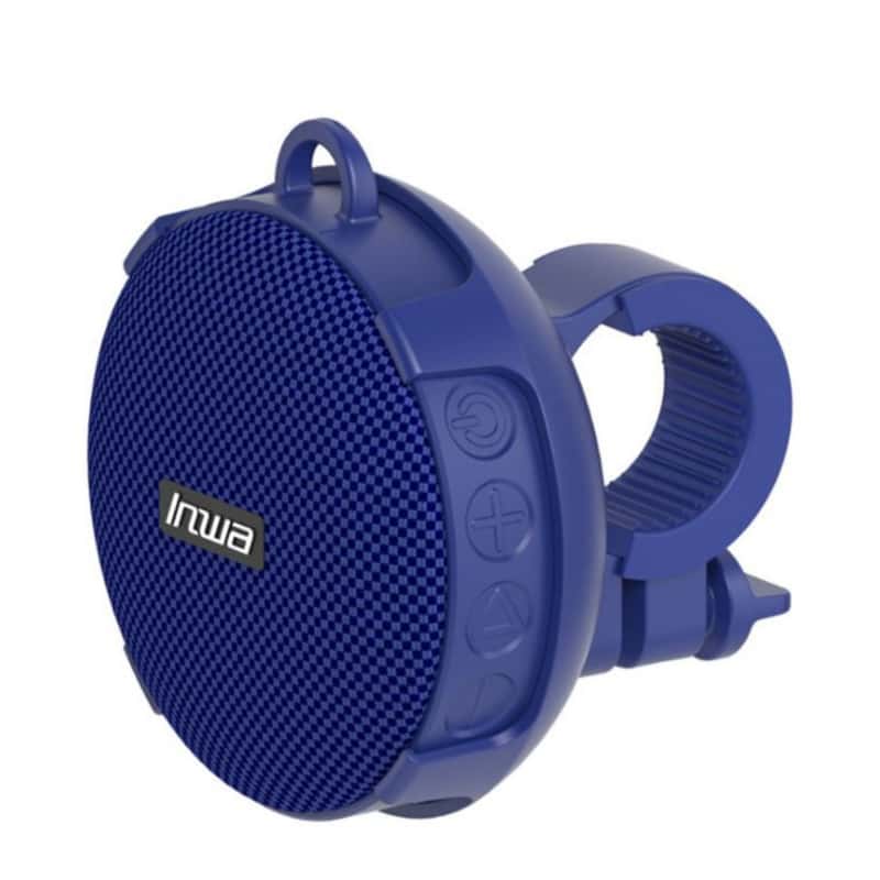 5W Bluetooth Lautsprecher Subwoofer + Fahrradhalterung Blau