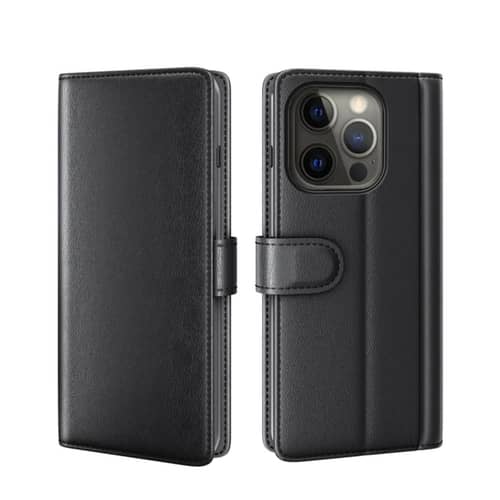 UEEBAI Schutzhülle Für IPhone 13 Pro Max – Vintage PU Leder, Mit Magnetverschluss & Kartenfächern, Lila Blume