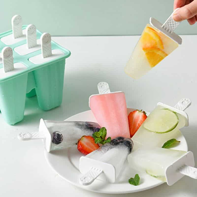 Silikomart Eis- & Kuchen Am Stiel Formen – 12 Portionen à 90 Ml, Mit Stielen Und Ablage, Hitzebeständig