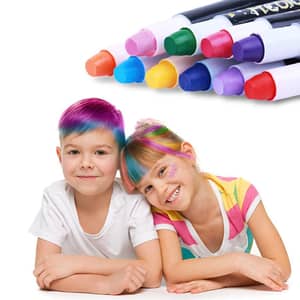 Rostblant Haarfärbestift In Dunkelbraun – Wasserfester Farbstick Für Graue Haare & Temporäres Styling
